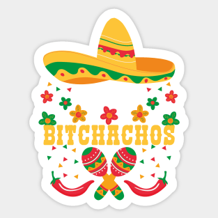 Funny Cinco De Mayo Quote, Adios Bitchachos, Cute Cinco De Mayo Sticker